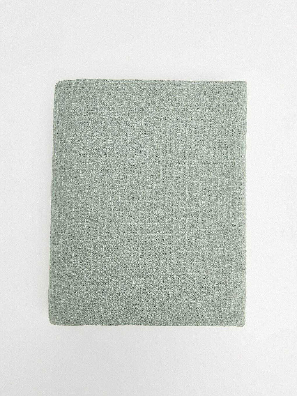 Yeşil Pamuklu Tek Kişilik Pike-3