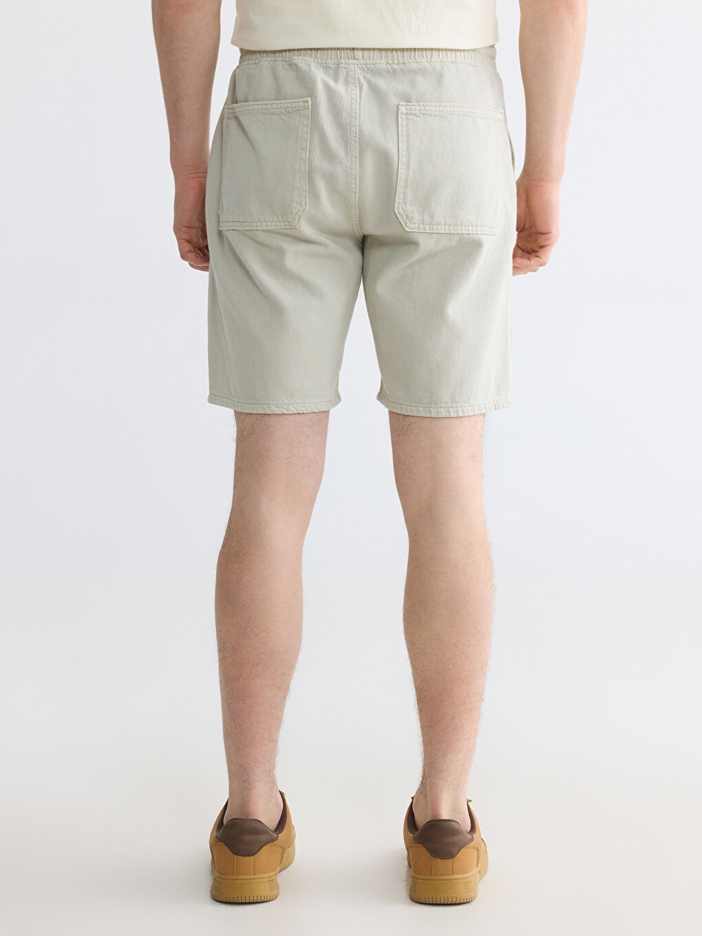 Loose Fit Men's Denim Shorts-5