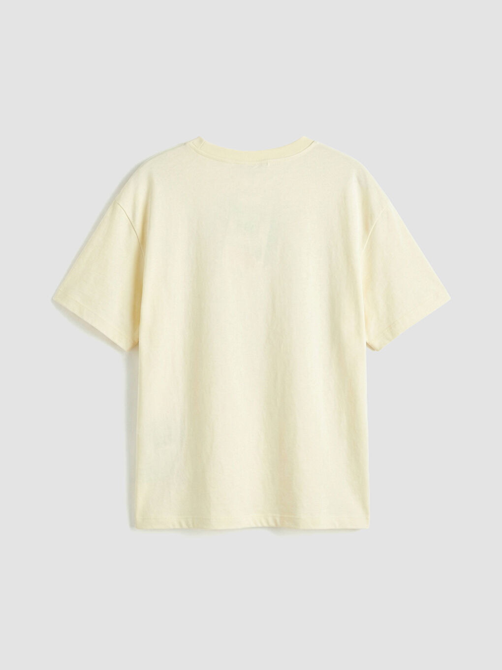 Sarı Baskılı Kısa Kollu Kız Çocuk Pijama Takım-2