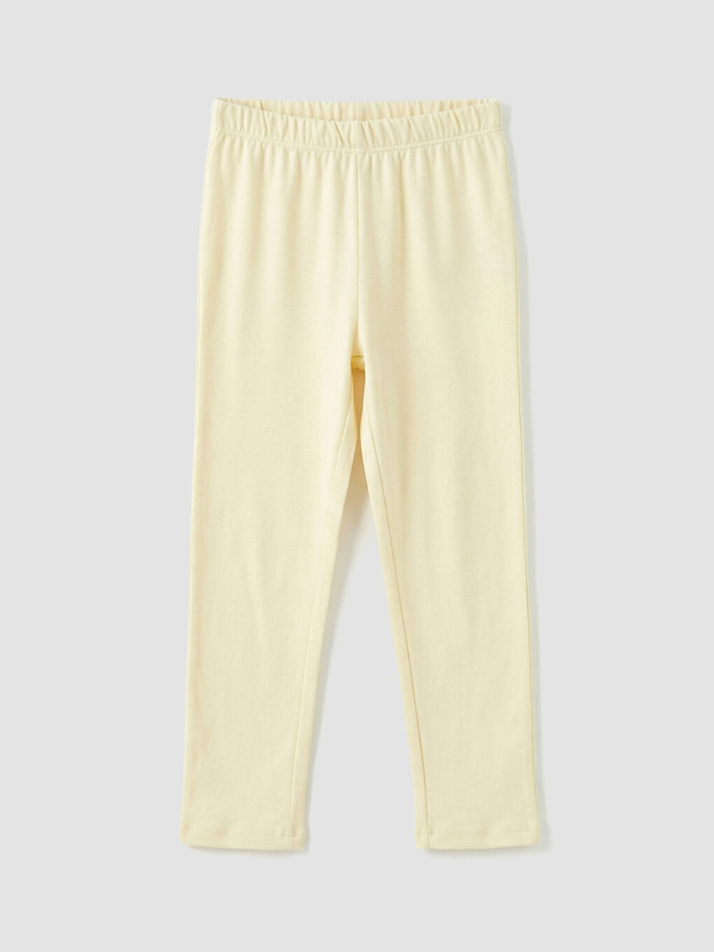 Sarı Baskılı Kısa Kollu Kız Çocuk Pijama Takım-3