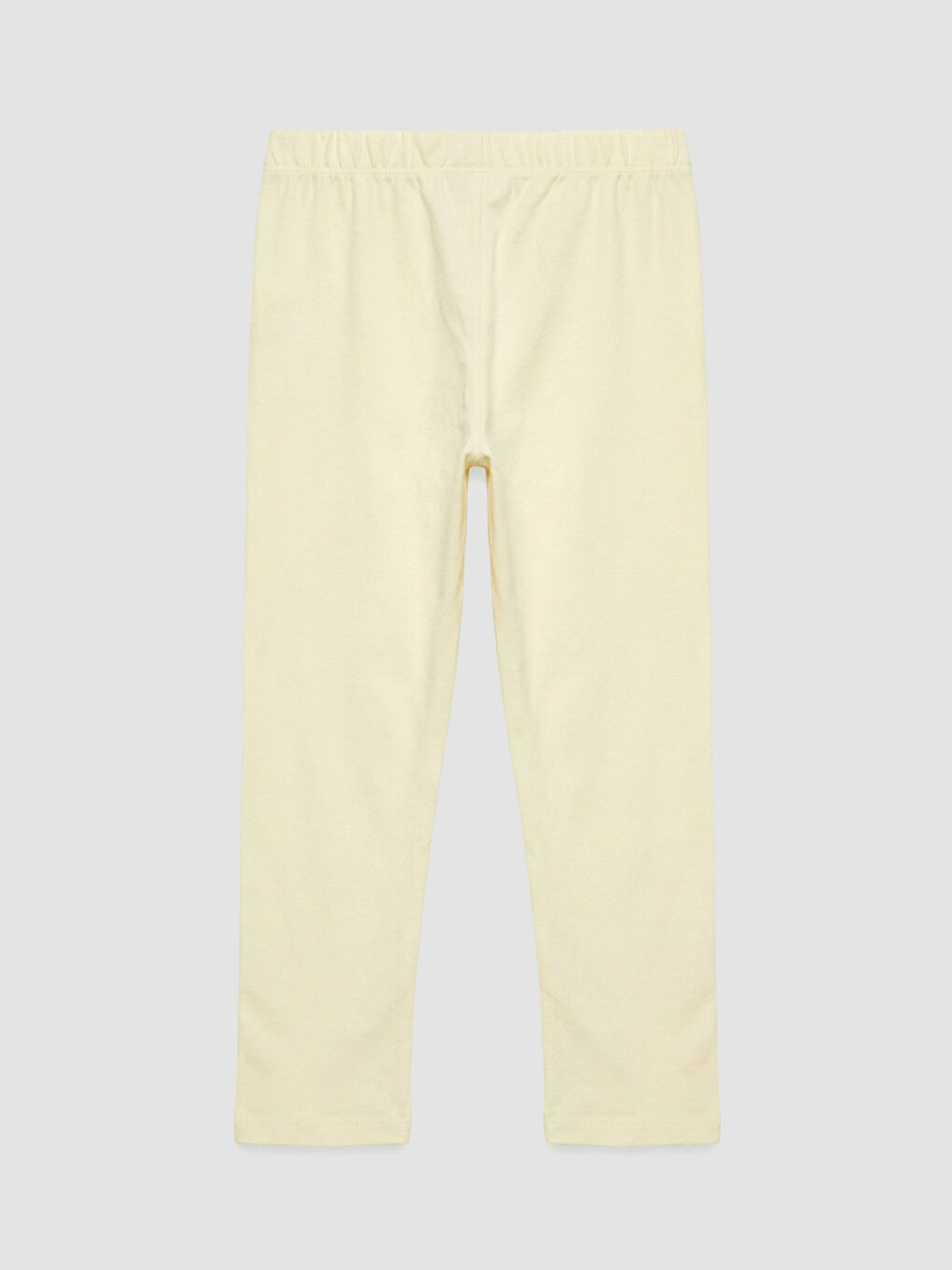 Sarı Baskılı Kısa Kollu Kız Çocuk Pijama Takım-4