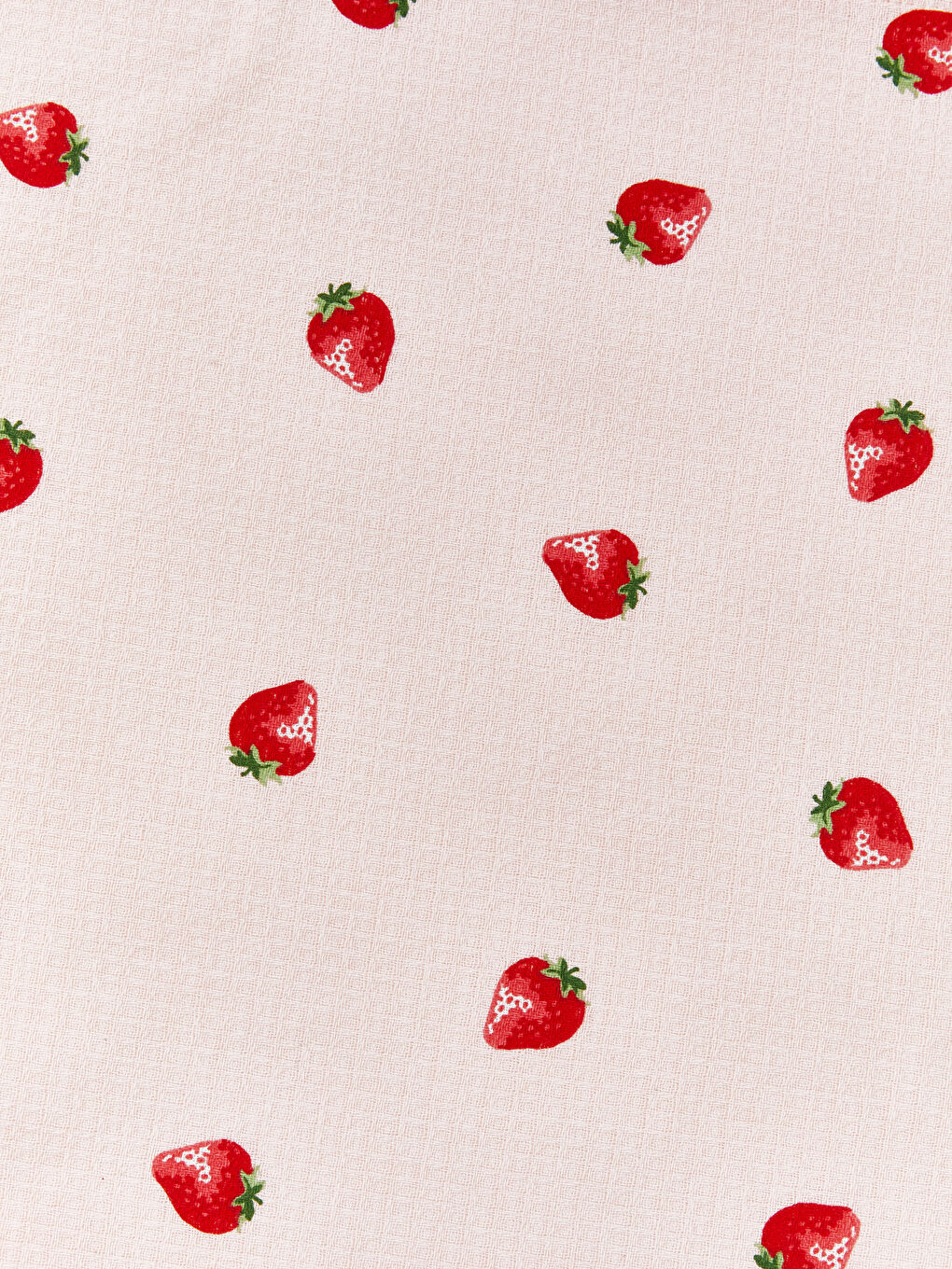 Strawberry Patterned Single Pique 160x220 cm-5