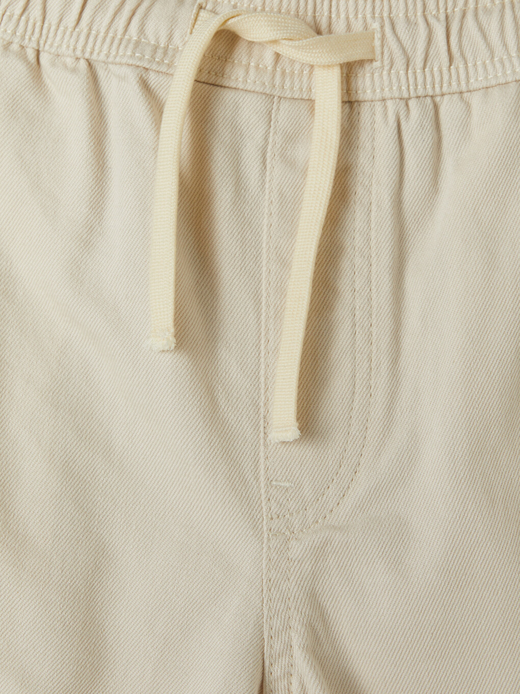 Man Ecru Denim Shorts-4