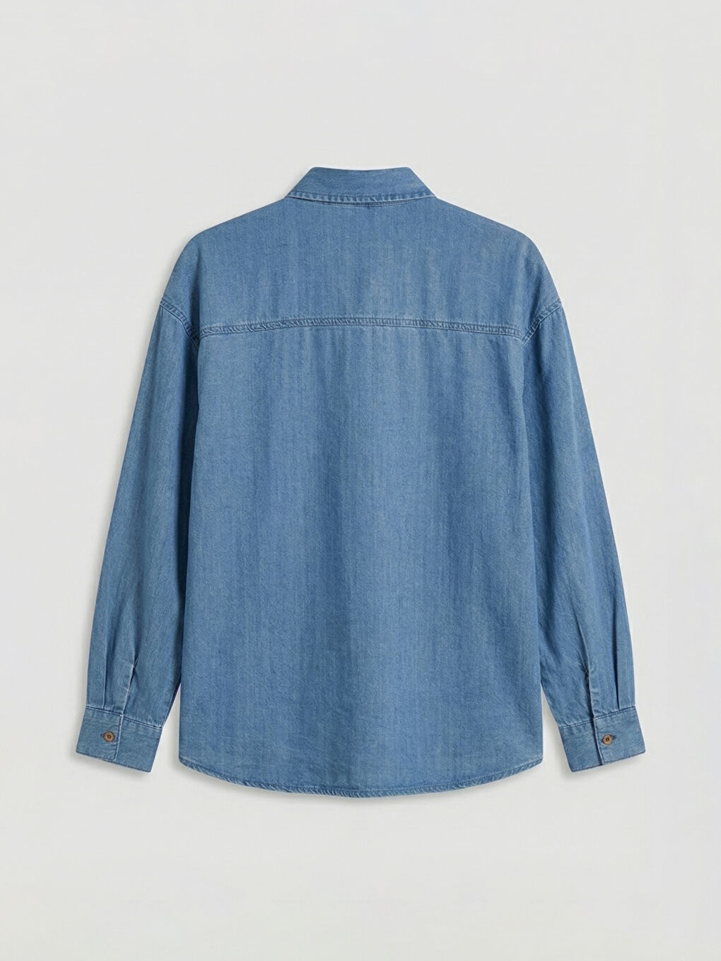 Woman INDIGO Denim Shirt-1