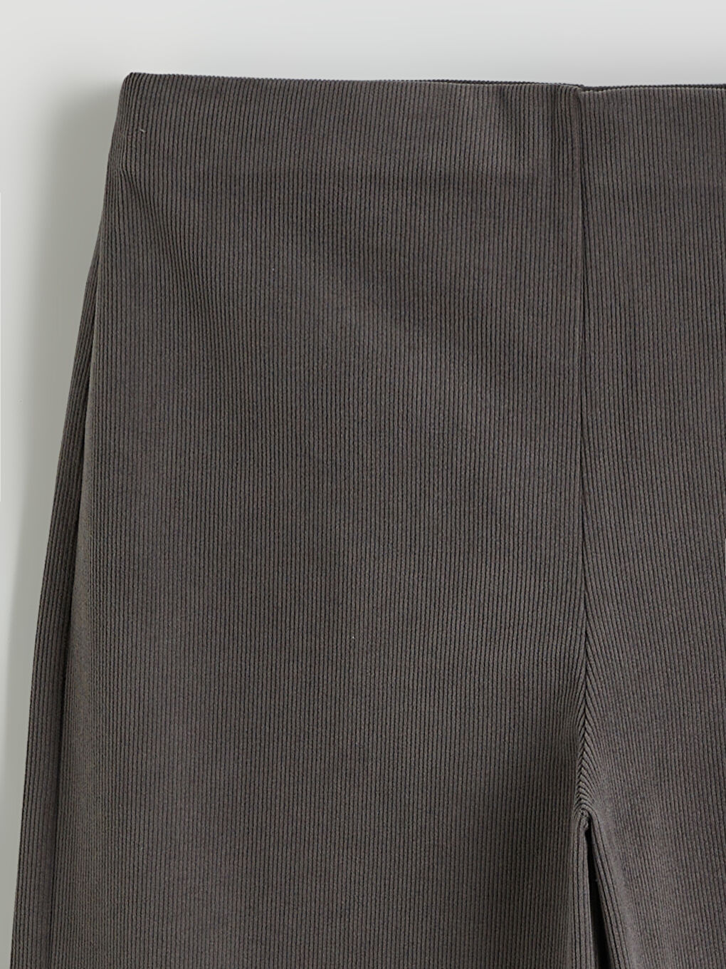 Elastic Waist Women's Velvet Trousers-5