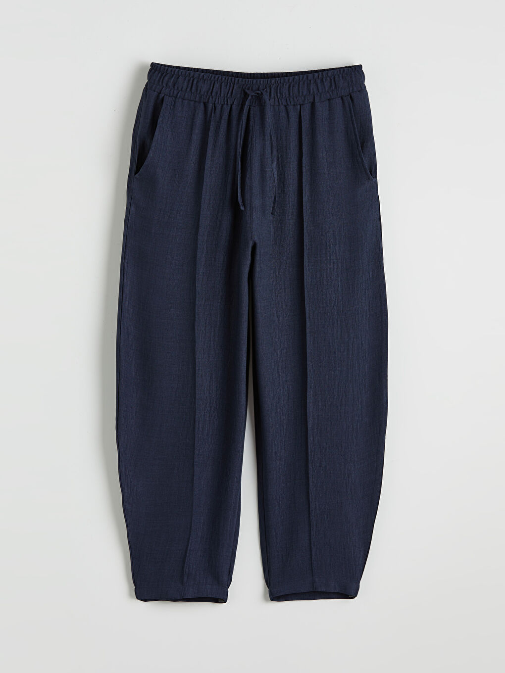 Woman NAVY Trousers-3