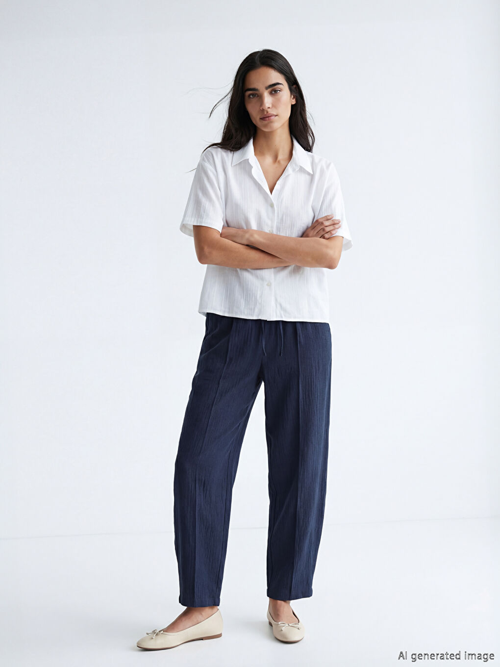 Woman NAVY Trousers