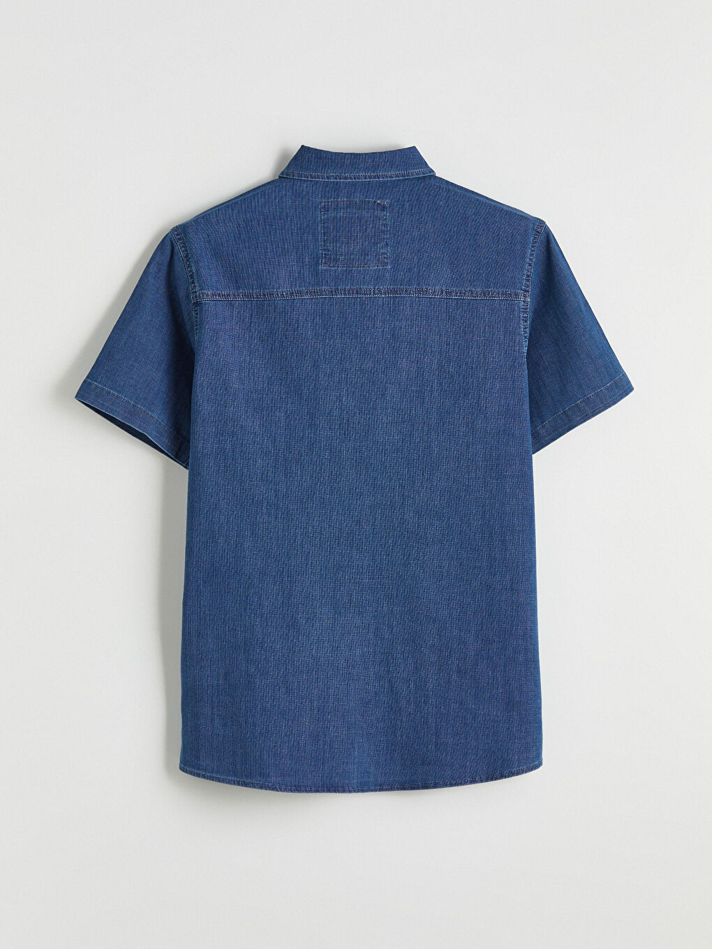 İndigo Regular Fit Erkek Jean Gömlek-6