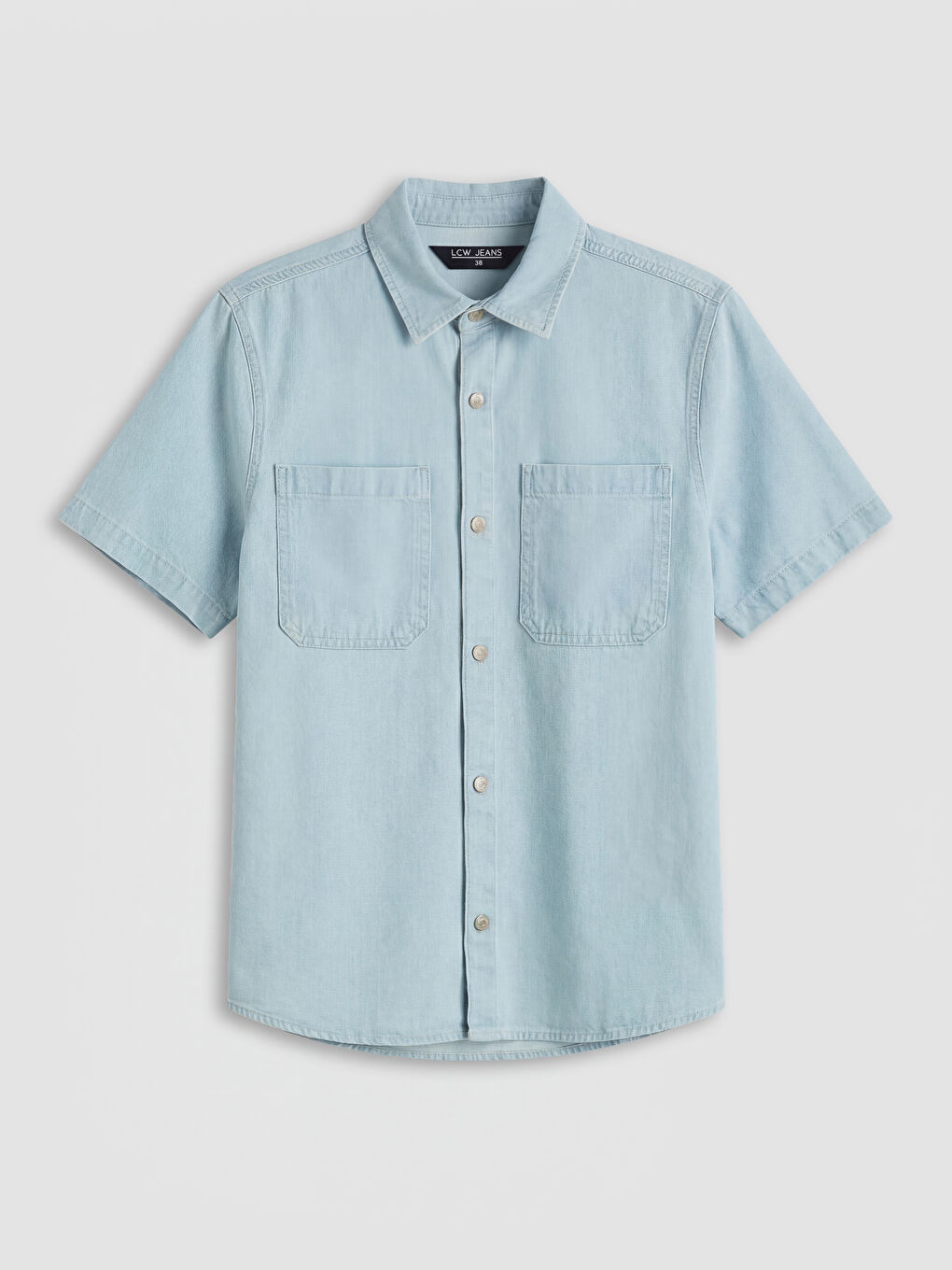 İndigo Loose Fit Erkek Jean Gömlek