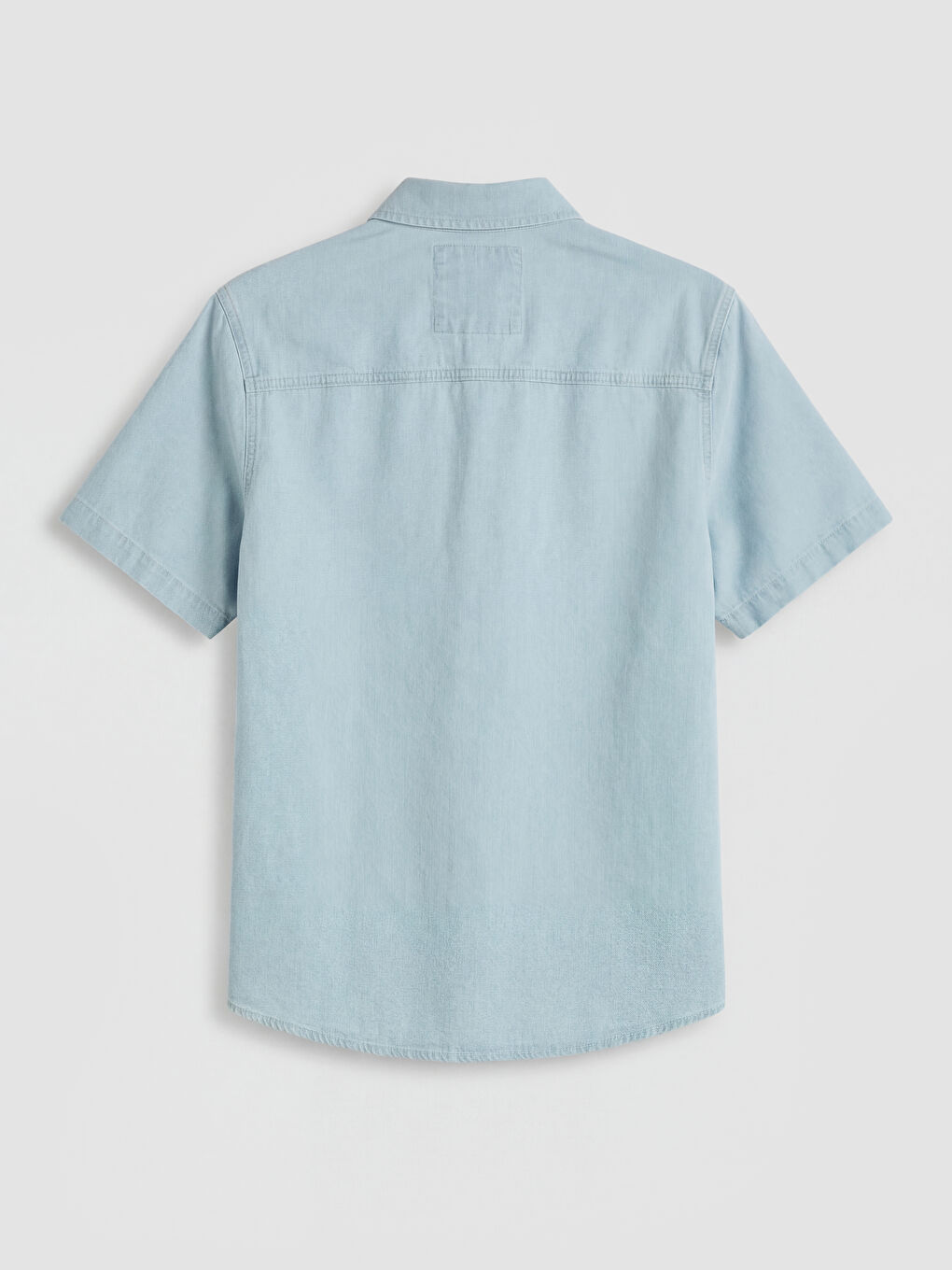 İndigo Loose Fit Erkek Jean Gömlek-1