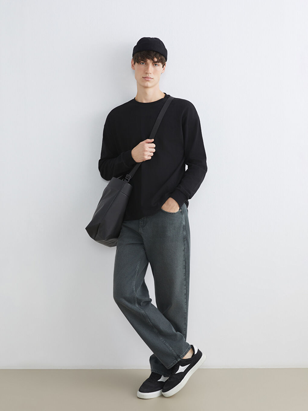 Yeşil 745 Baggy Fit Erkek Jean Pantolon