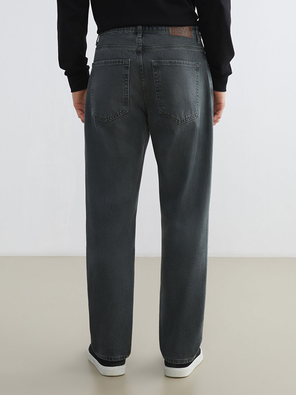 Yeşil 745 Baggy Fit Erkek Jean Pantolon-4