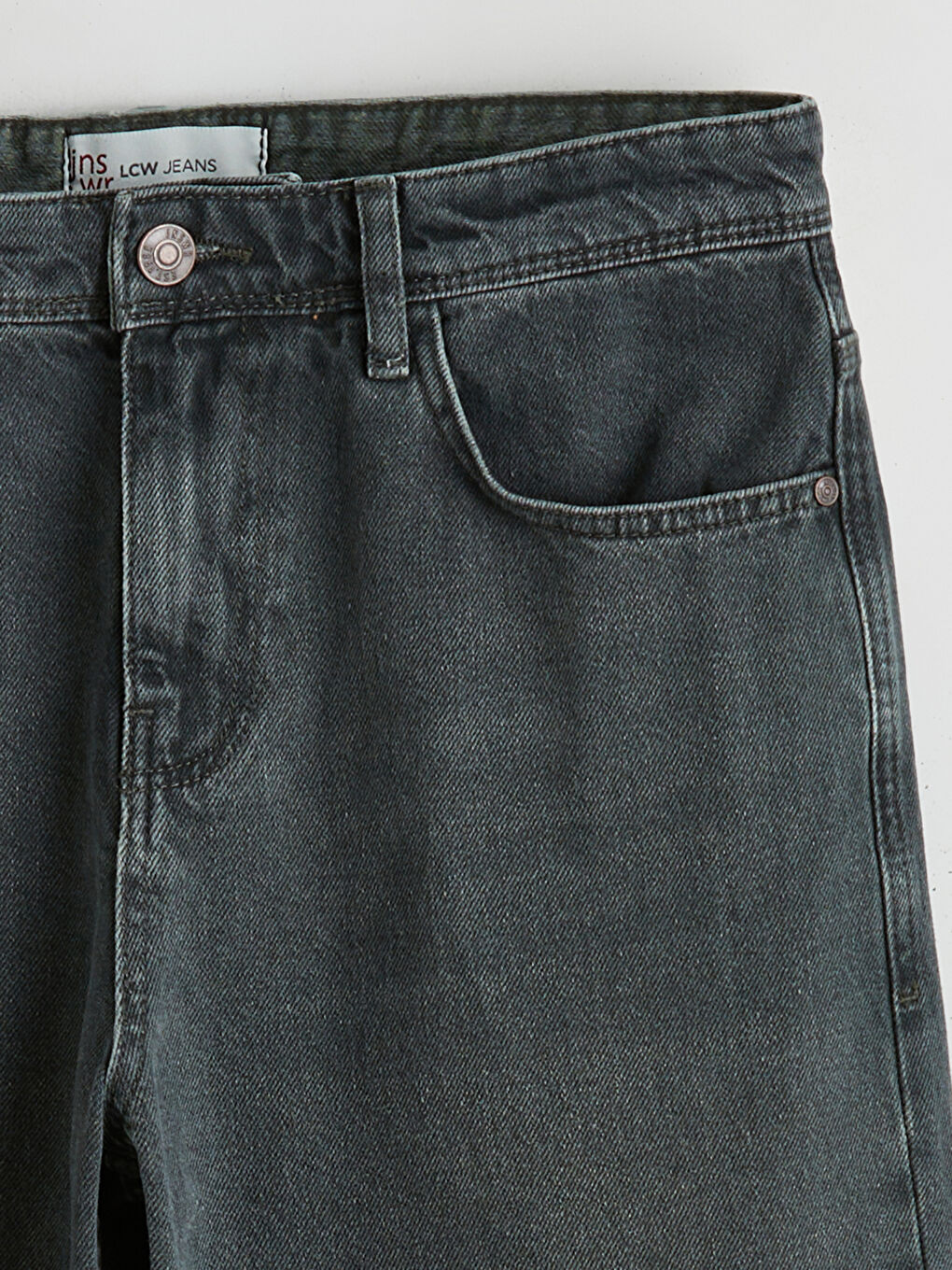 Yeşil 745 Baggy Fit Erkek Jean Pantolon-7