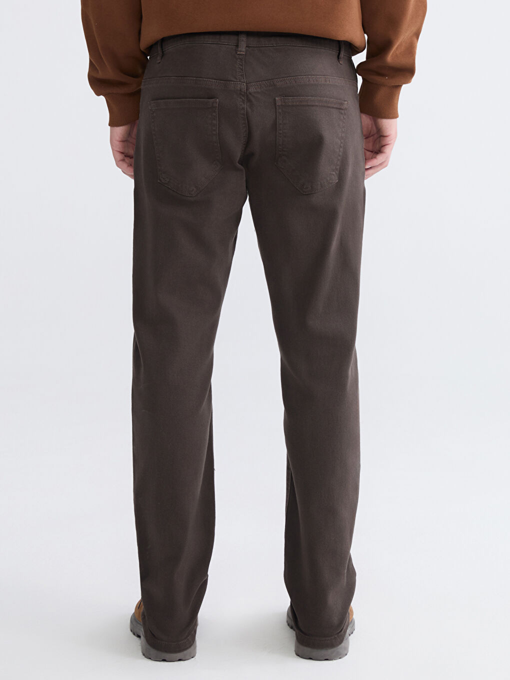 Kahverengi 750 Slim Fit Erkek Jean Pantolon-3