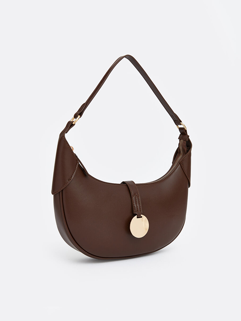 Women's Shoulder Bag with Metal Accessories-1