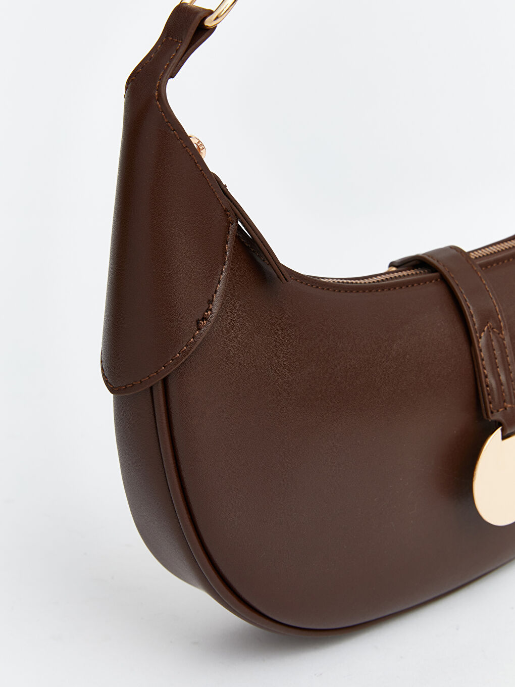 Women's Shoulder Bag with Metal Accessories-2