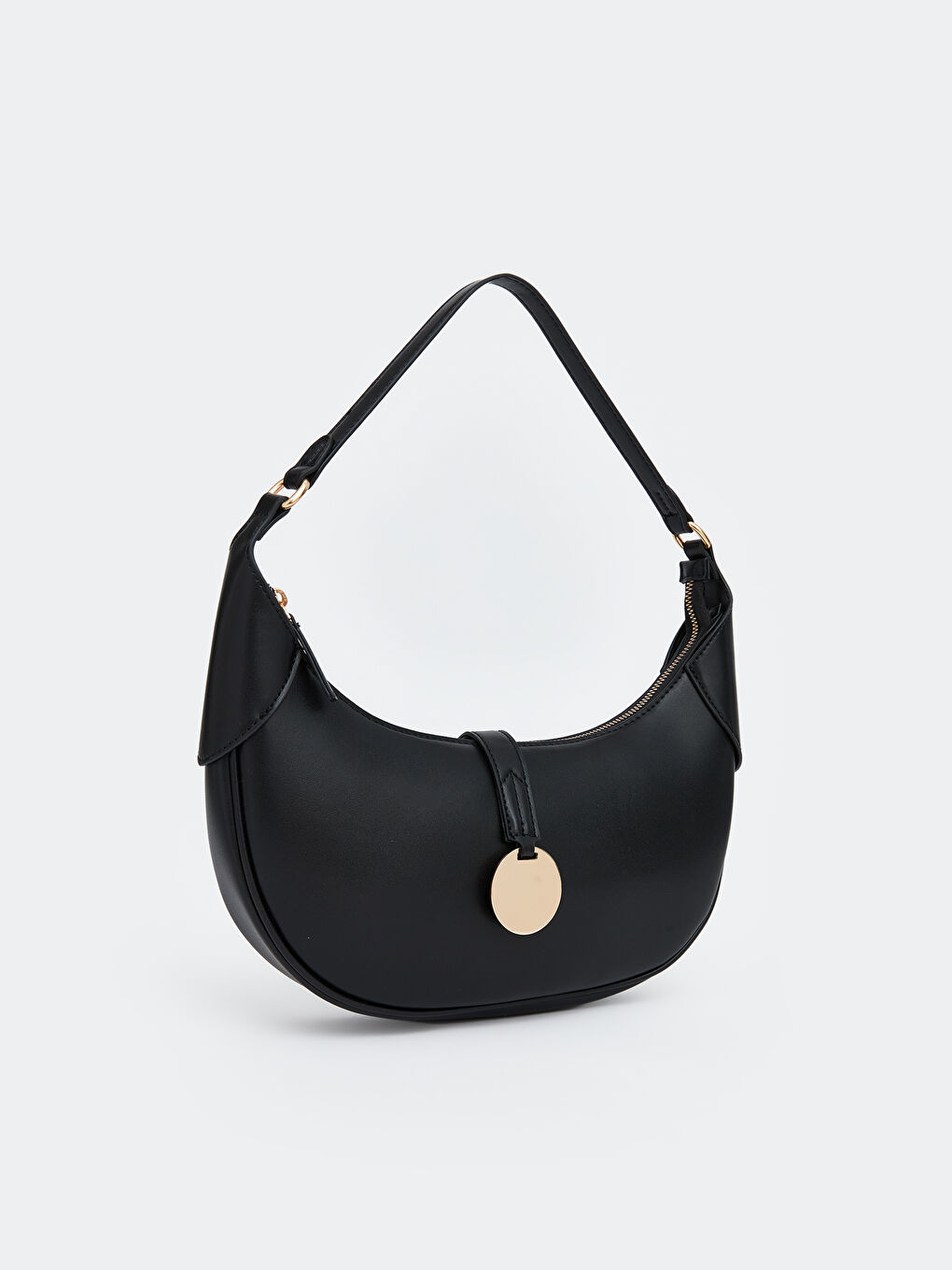 Women's Shoulder Bag with Metal Accessories-1