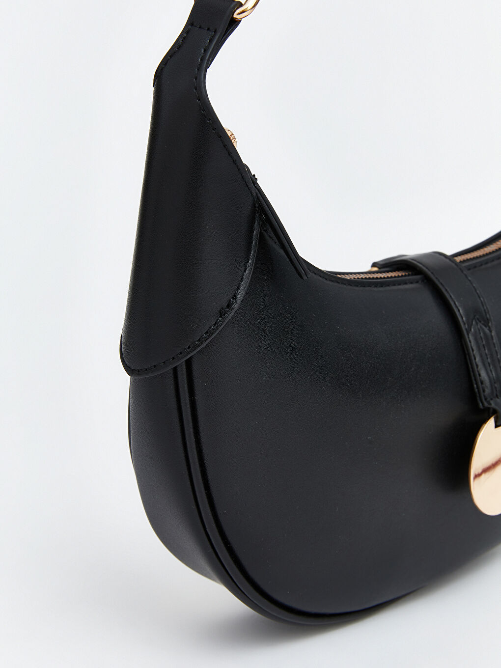 Women's Shoulder Bag with Metal Accessories-2