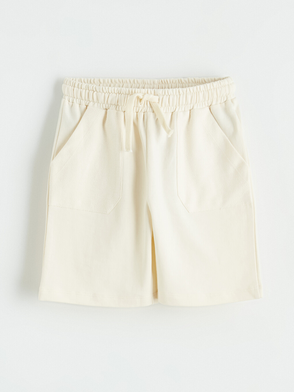 Boy Beige Shorts-1