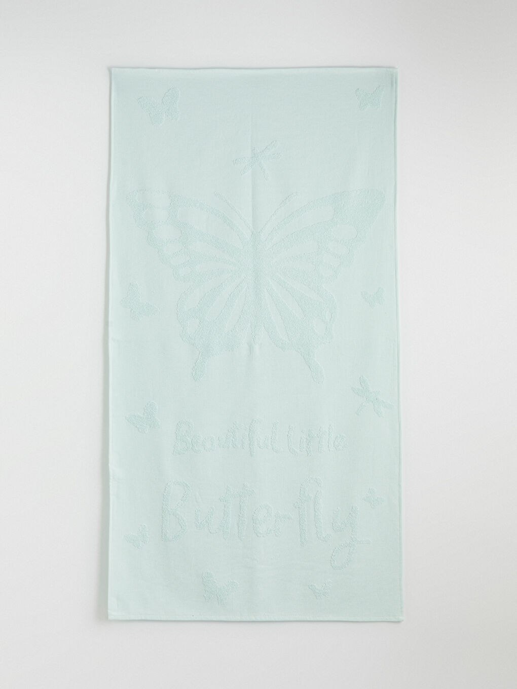 Turkuaz Desenli Kız Çocuk Plaj Havlusu 70x140 cm