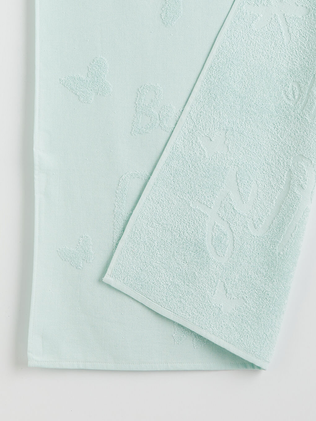 Turkuaz Desenli Kız Çocuk Plaj Havlusu 70x140 cm-3