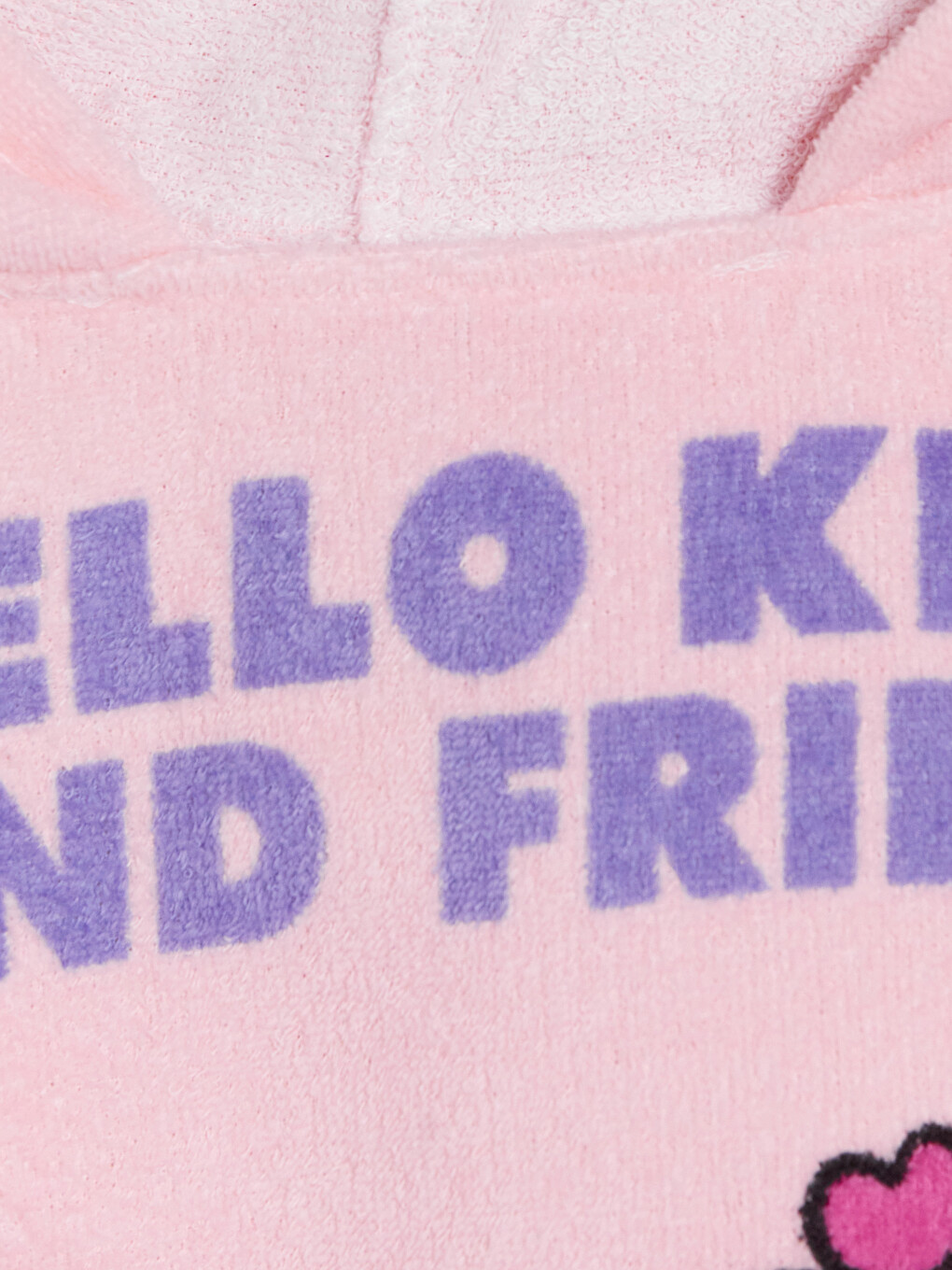 Hello Kitty Printed Girls' Poncho Towel-1