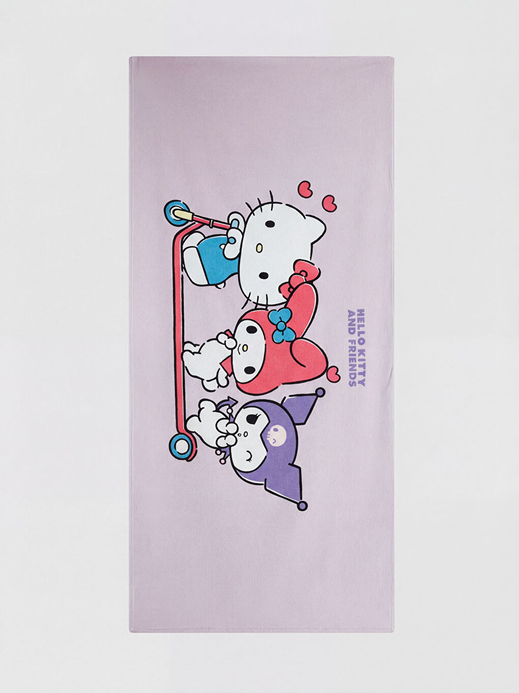 Karışık Hello Kitty Baskılı Kadın Plaj Havlusu 70x150 cm