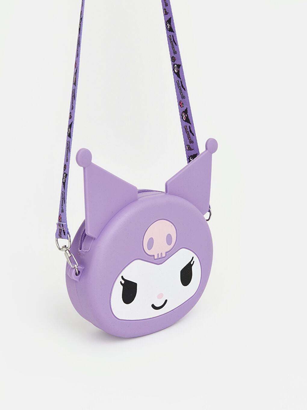 Lila Kuromi Baskılı Kız Çocuk Omuz Çantası-1