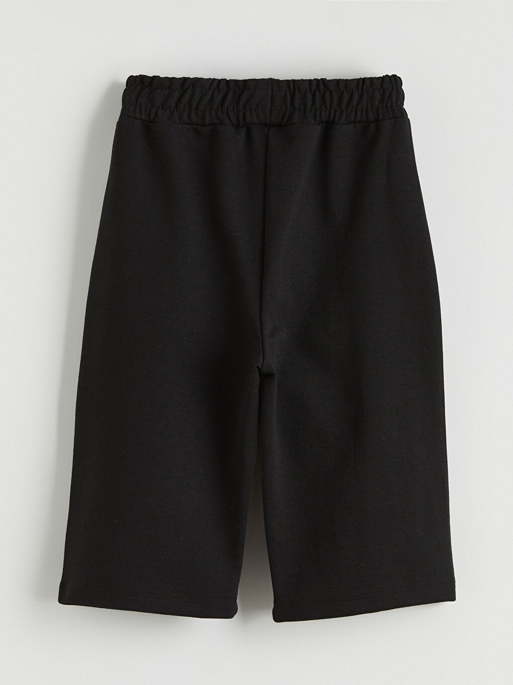 Siyah Beli Lastikli Erkek Çocuk Şort-2