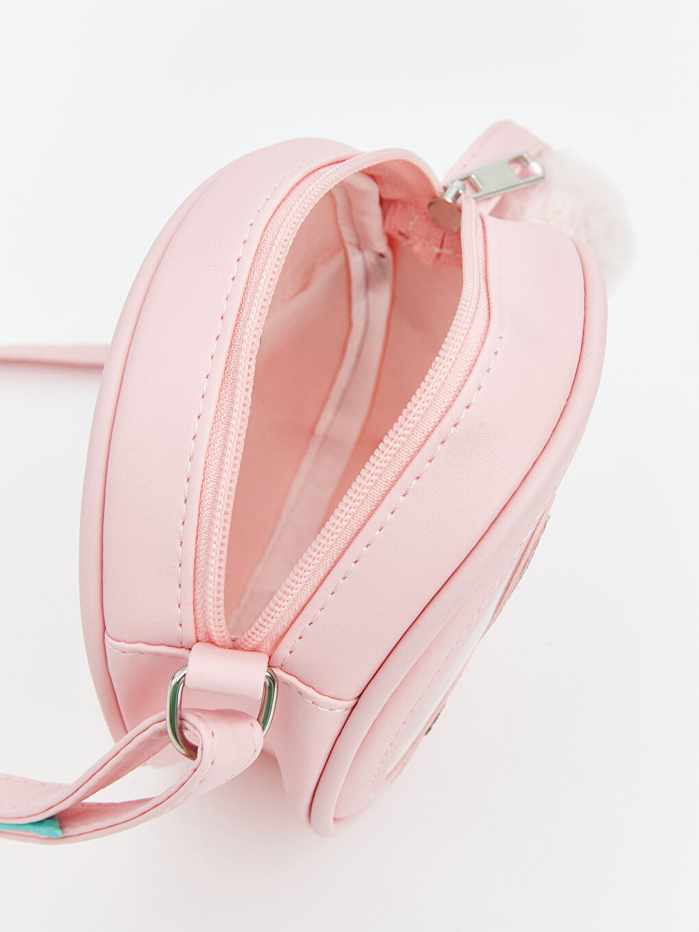 Pembe Tavşan Baskılı Kız Çocuk Omuz Çantası-2