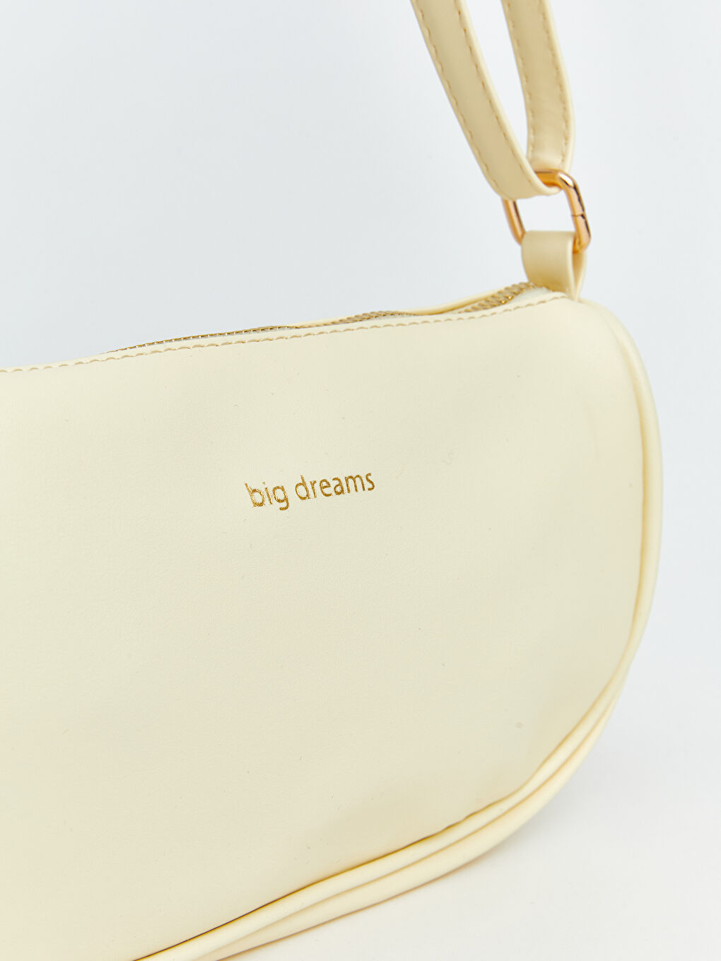 Sarı Deri Görünümlü Kız Çocuk Omuz Çantası-2