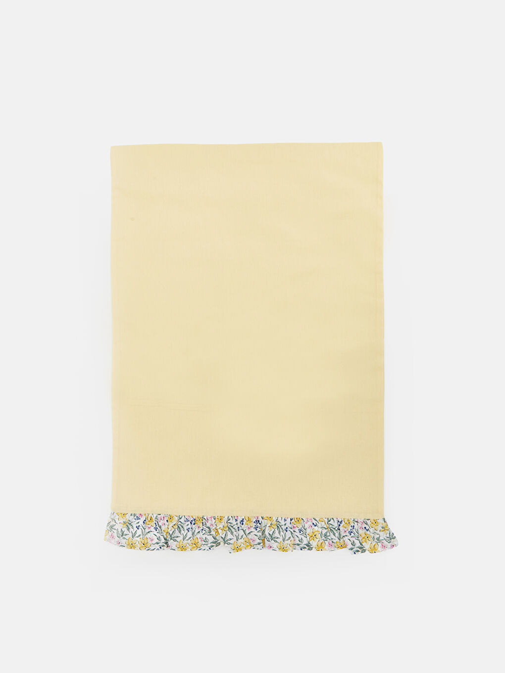 Sarı Çiçek Desenli Çift Kişilik Pike-3