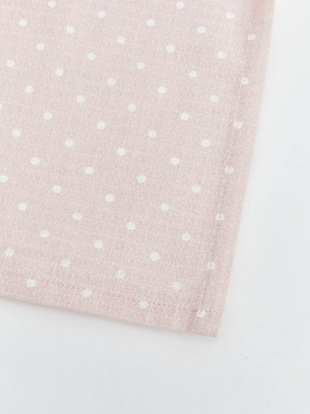 Pembe Çiçek Desenli Pamuklu Çift Kişilik Pike Seti-3