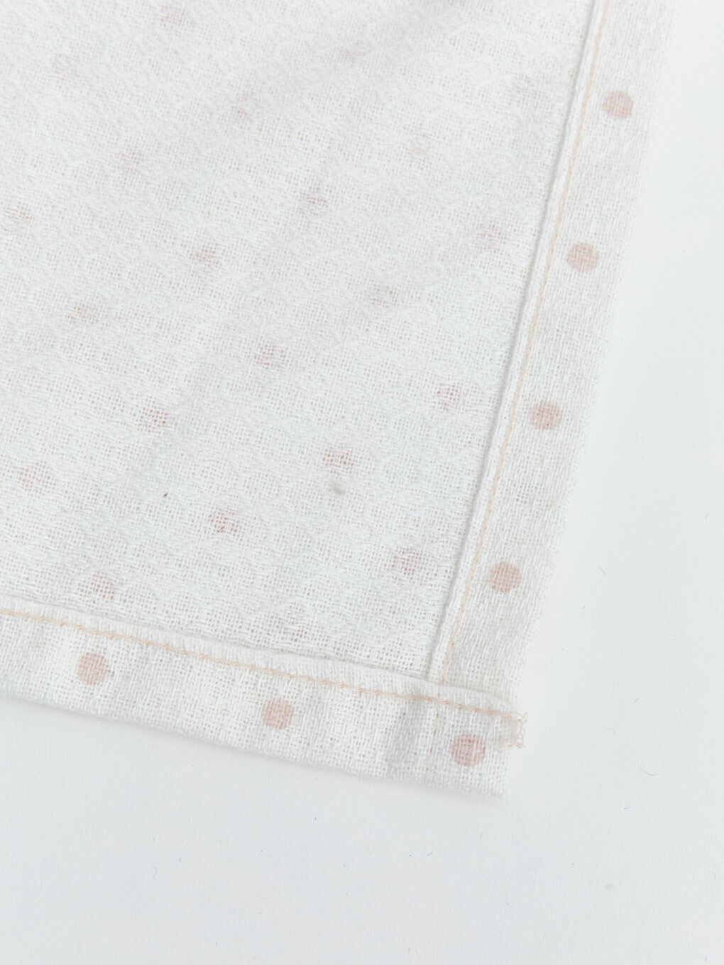 Pembe Çiçek Desenli Pamuklu Çift Kişilik Pike Seti-6