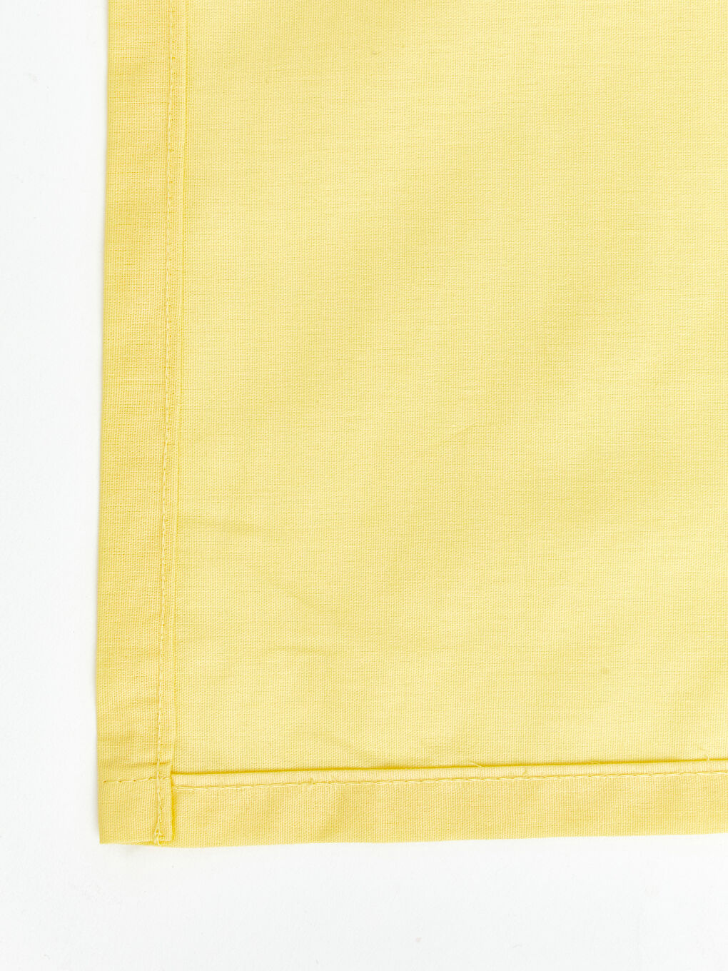 Sarı Çiçekli Pamuklu Çift Kişilik Pike Takımı-4