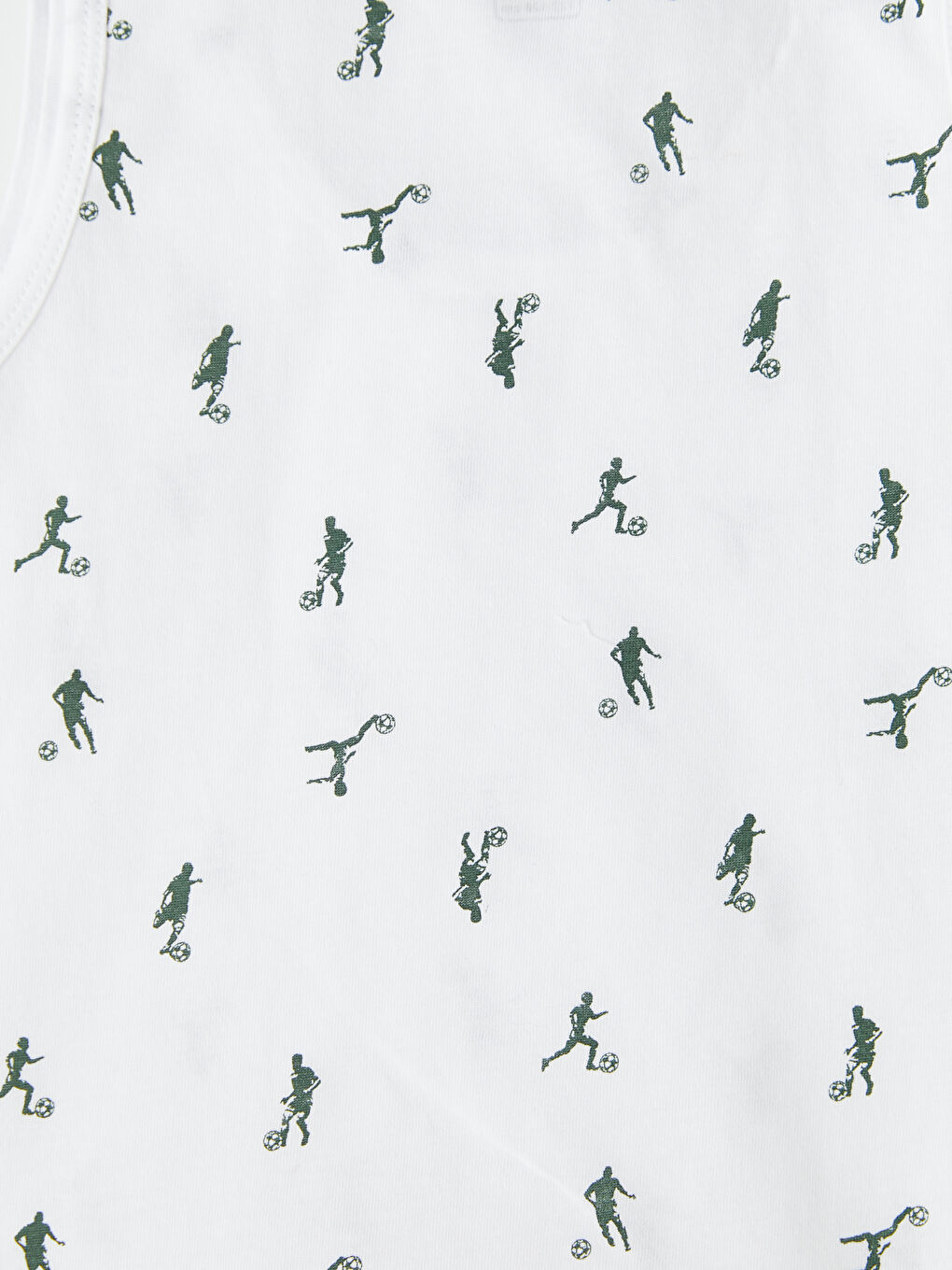 Beyaz Bisiklet Yaka Erkek Çocuk Atlet 2'li-6