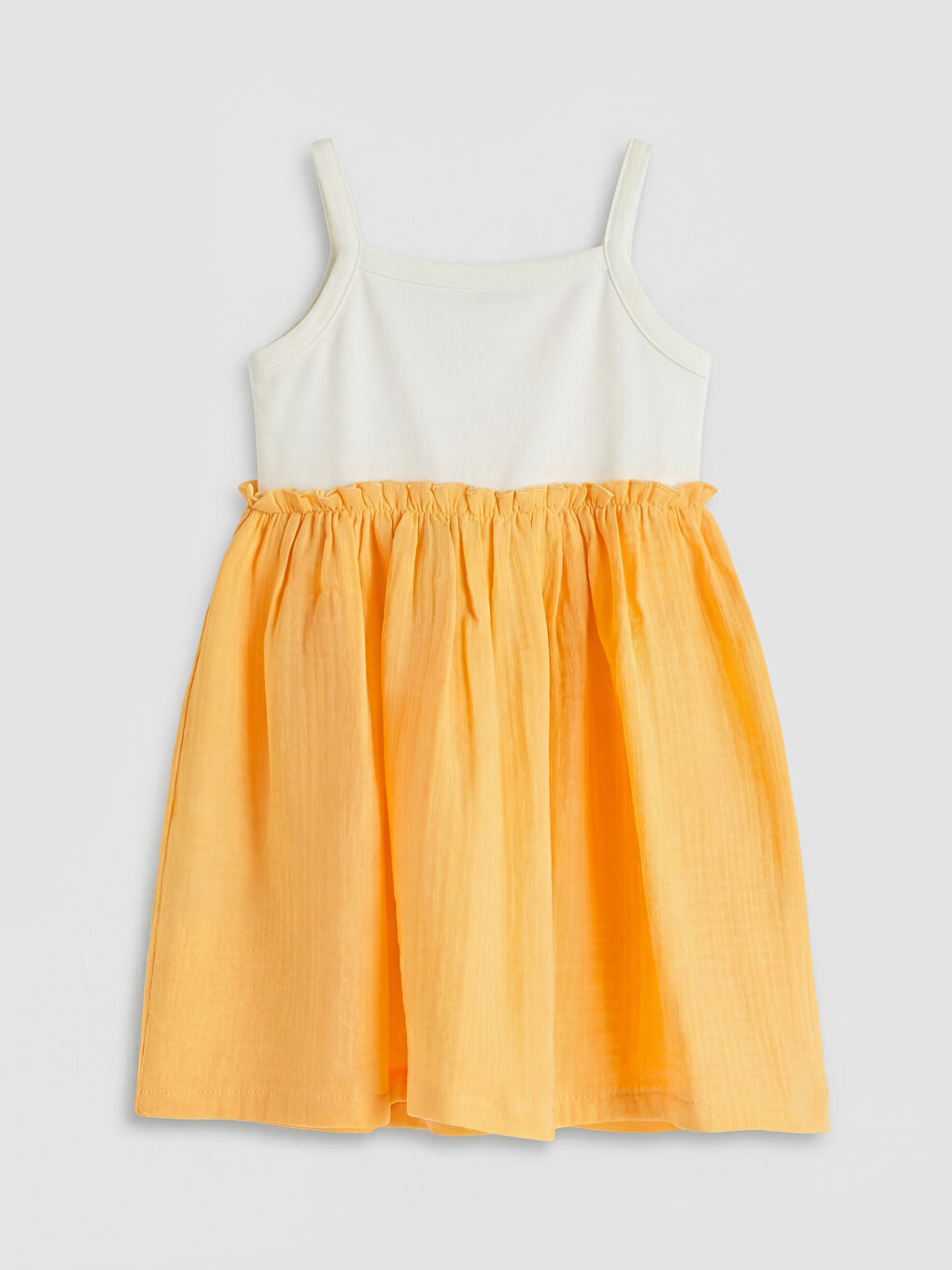 فستان طوبي مصفر فتاة-1