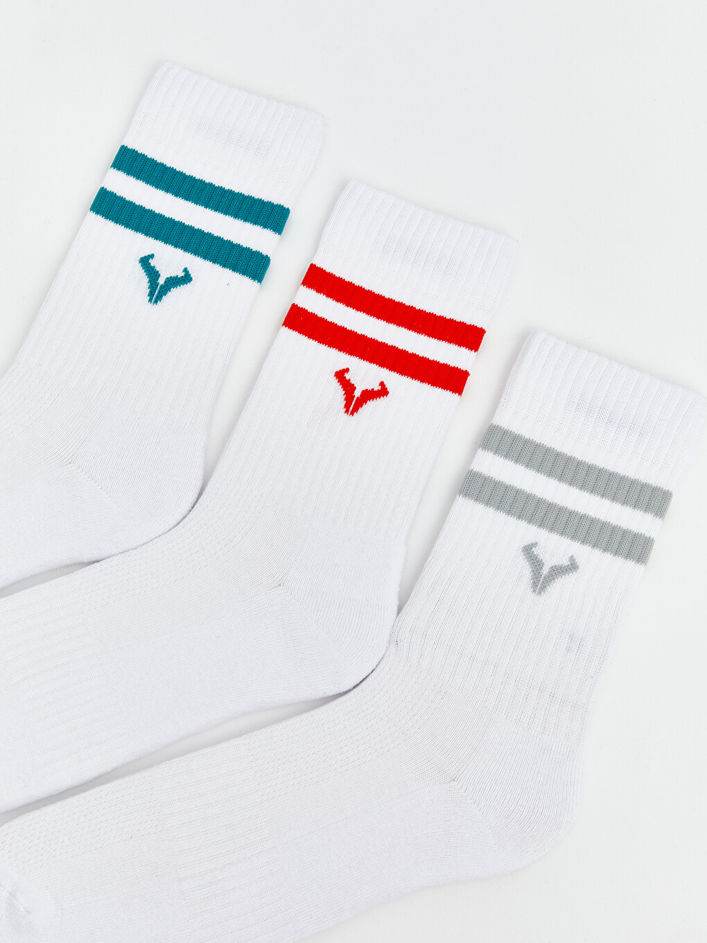 Chaussettes de cheville Blanc Homme-1
