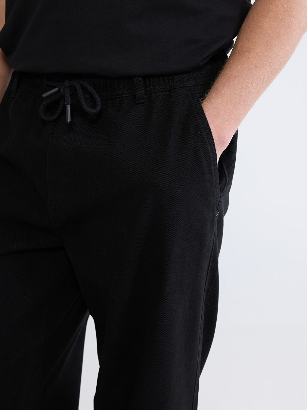 Man BLACK Jogger Trousers-2