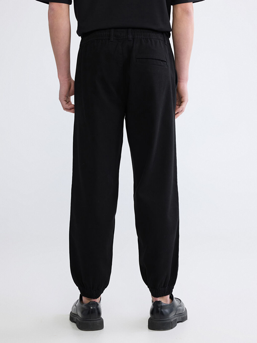 Man BLACK Jogger Trousers-3