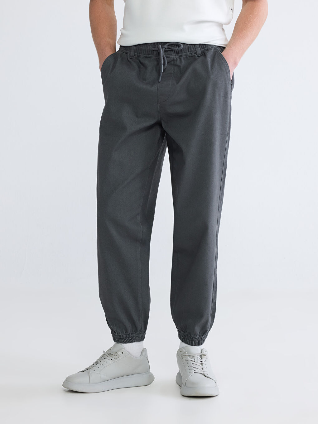 Man GREY Jogger Trousers-1
