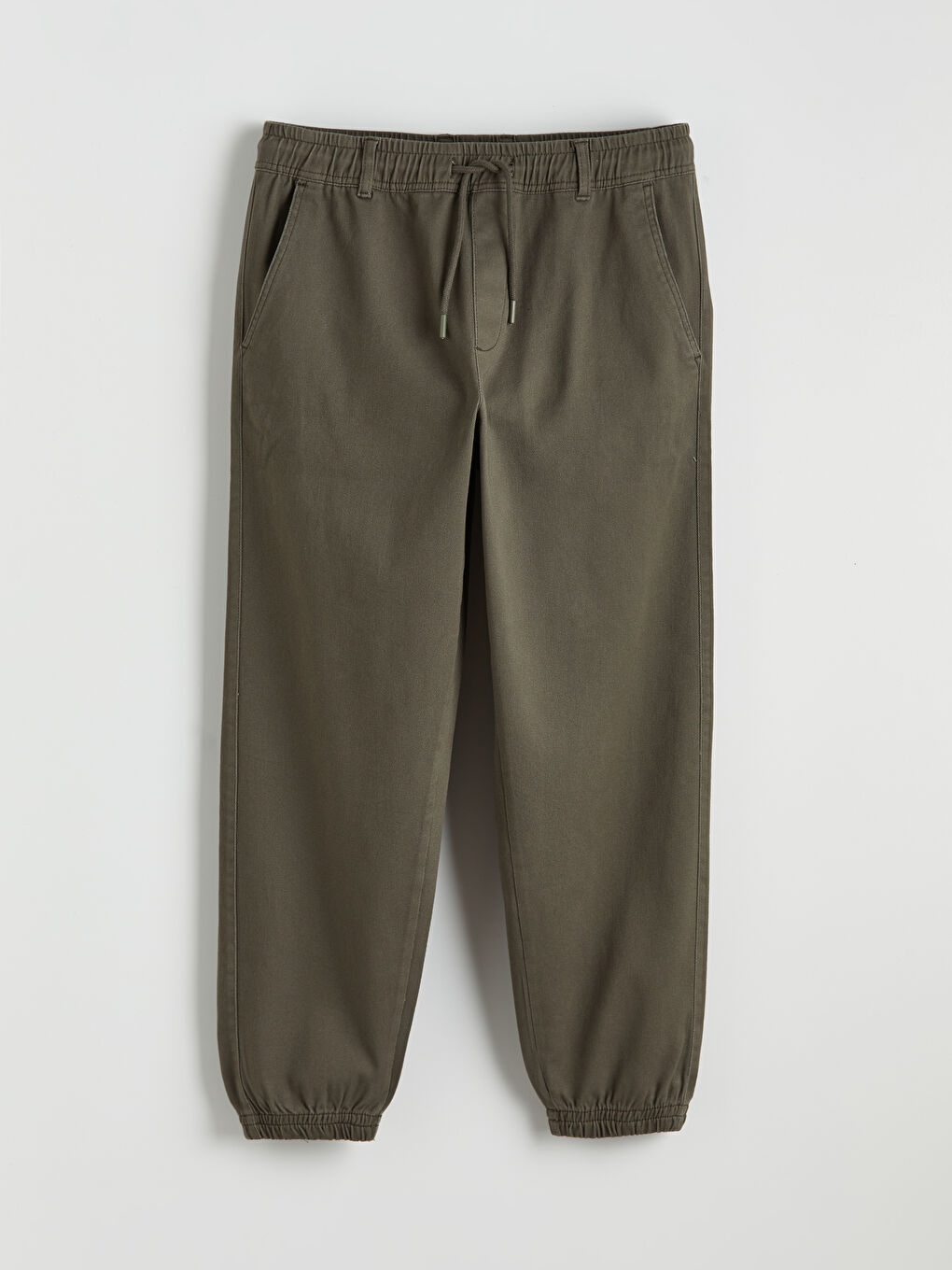 Man KHAKI Jogger Trousers-4