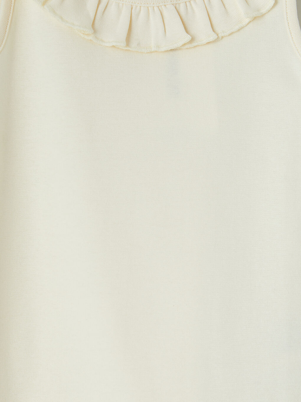 Crew Neck Ruffled Girls' Tank Top-2