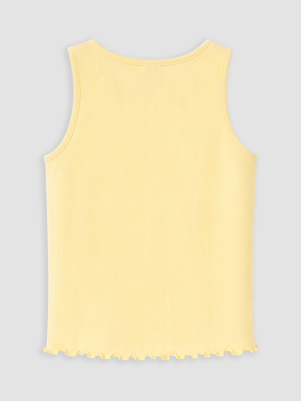 Girl Yellow Tank Top-2