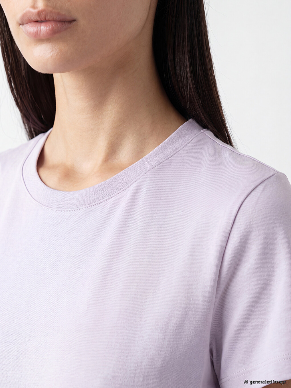 Crew Neck Women's T-shirt-2