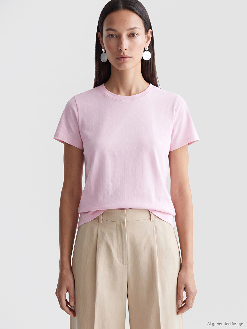 Crew Neck Slim Fit Women's Body