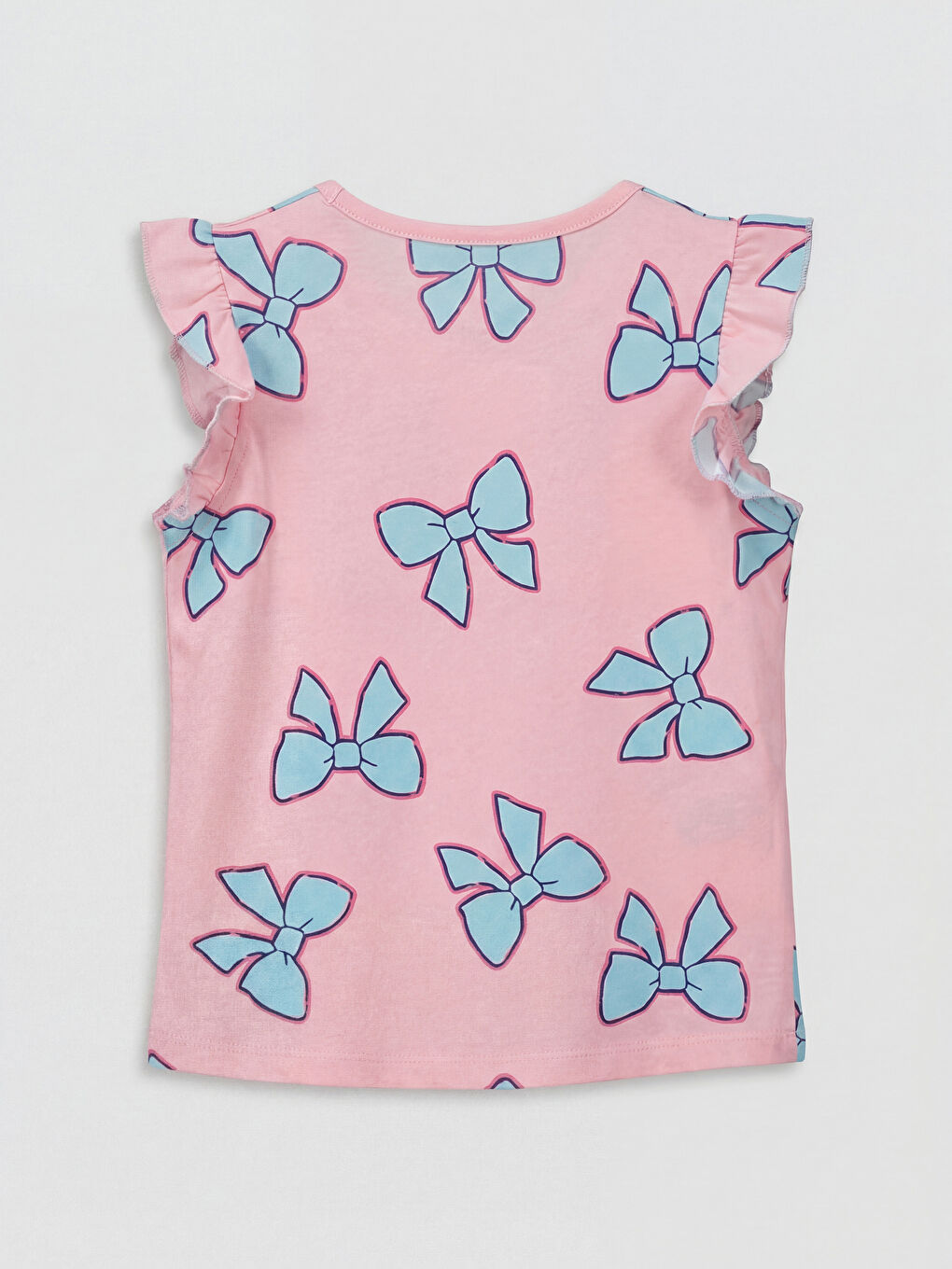 Crew Neck Printed Girls' Tank Top 2 Pack-4