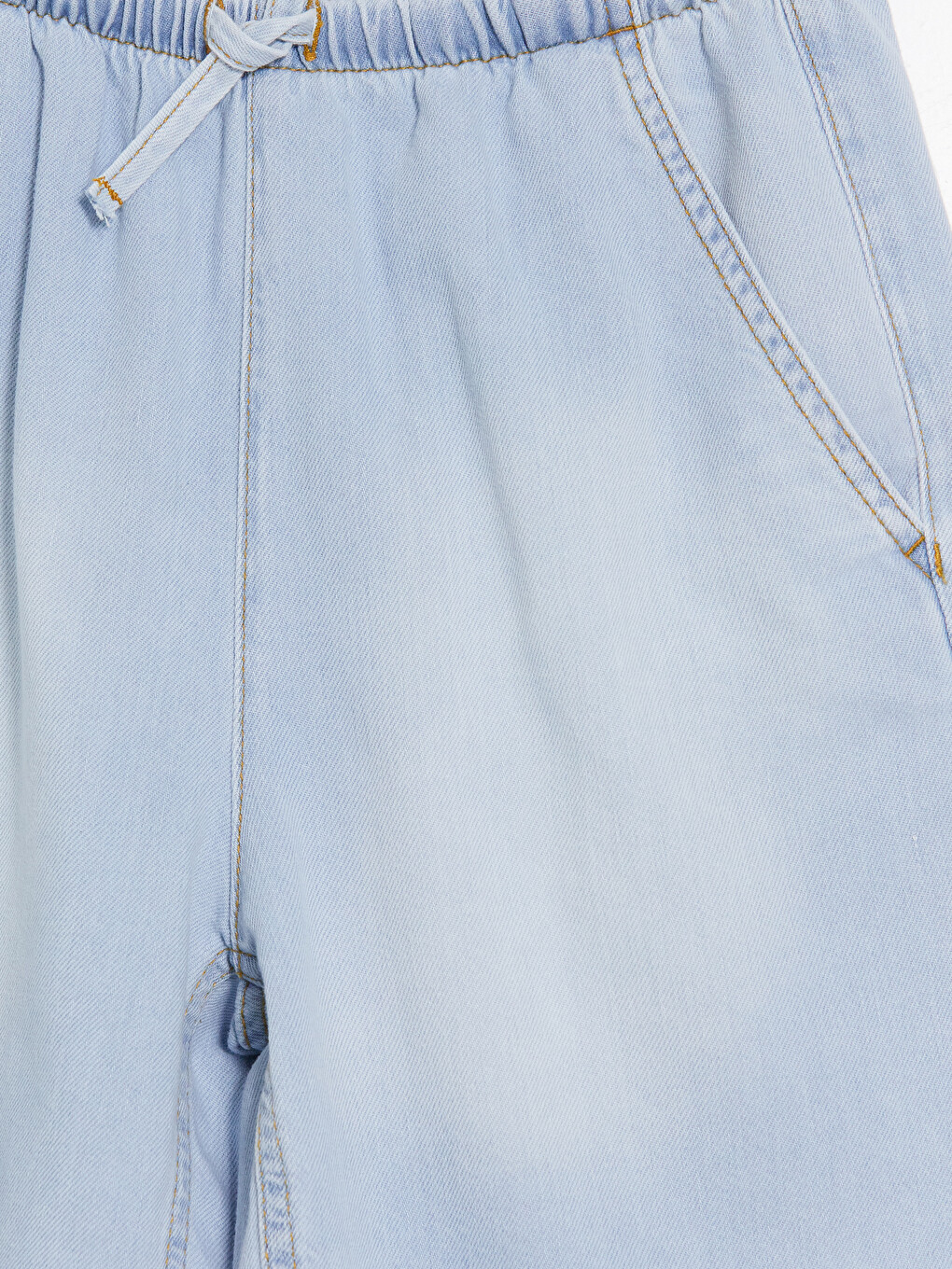 Girl Blue Denim Shorts-2