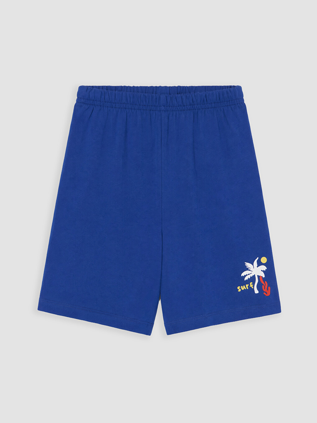 Boy White Shortie Pyjama Set-4