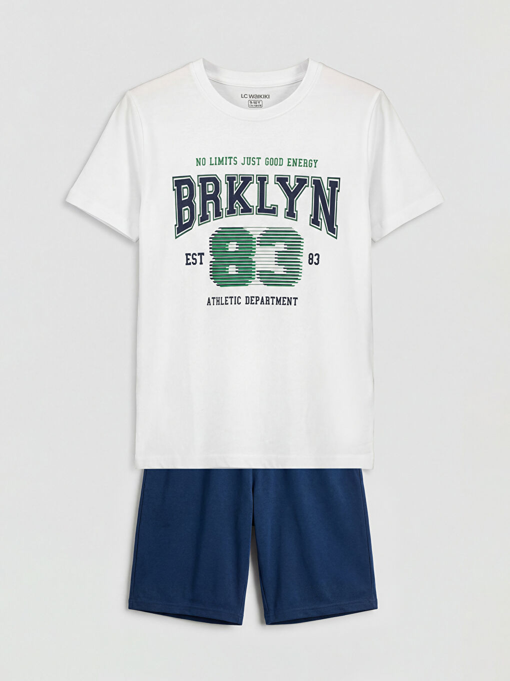 Boy WHITE Shortie Pyjama Set